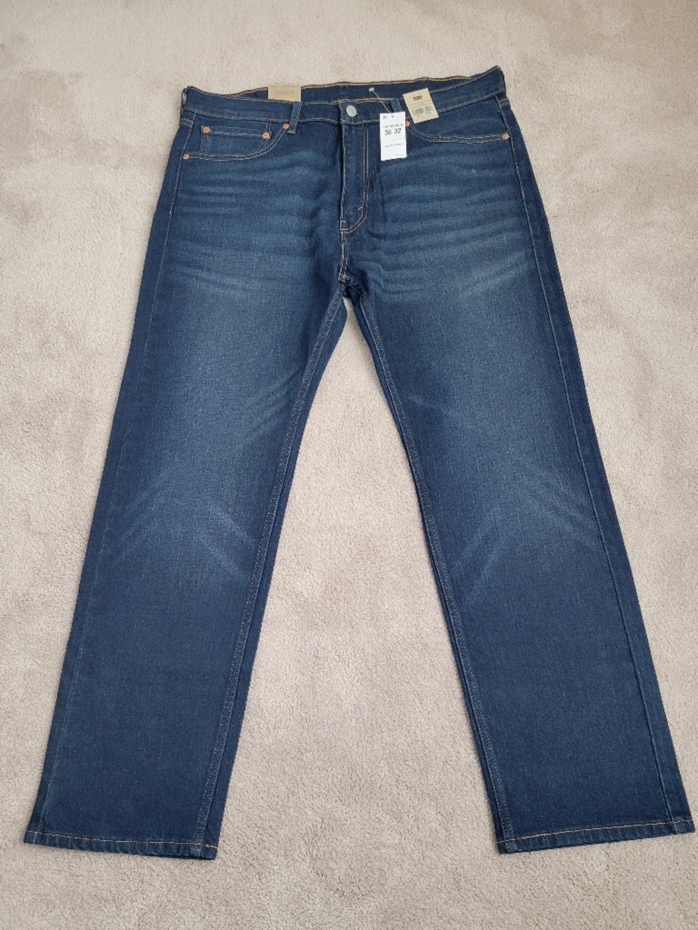 LEVI’S Men's 505 Regular Jeans Size 38 X 32 Blue
